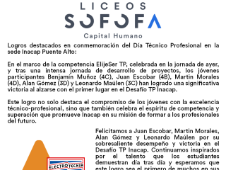 Dia Tecnico Profesional Sede Inacap Puente Alto
