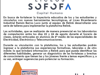 Talleres implementación plataforma Relink